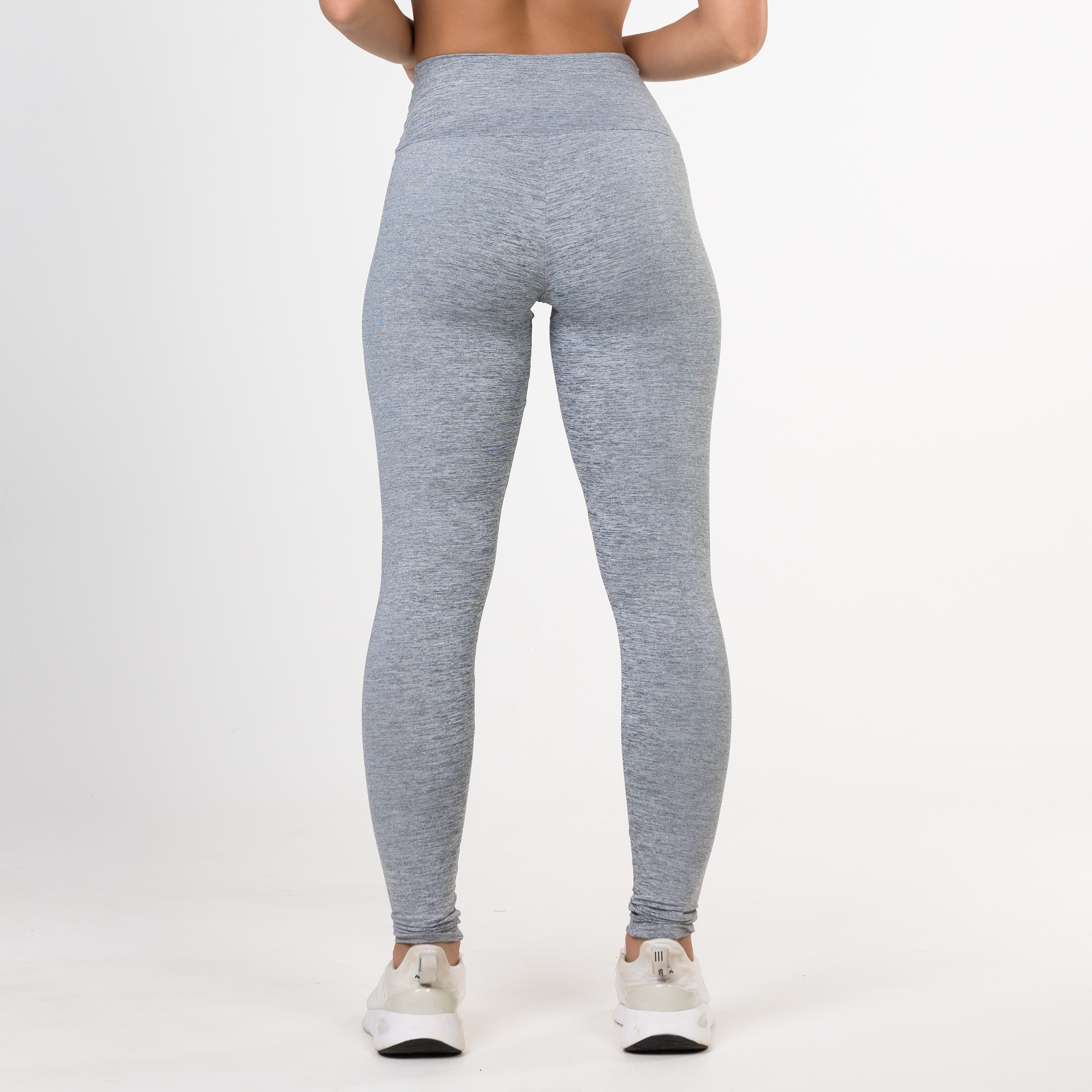 Calça Legging Poliéster Preta Básica - Avvi