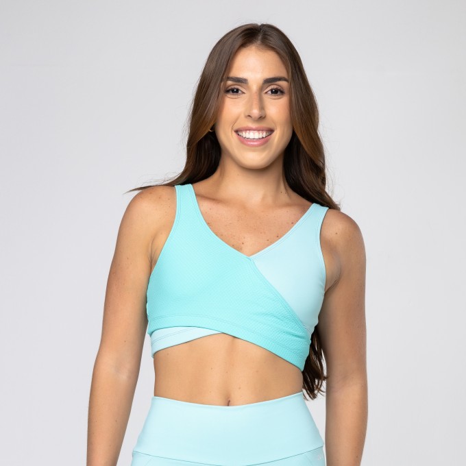 Top Azul Transpassado Seed