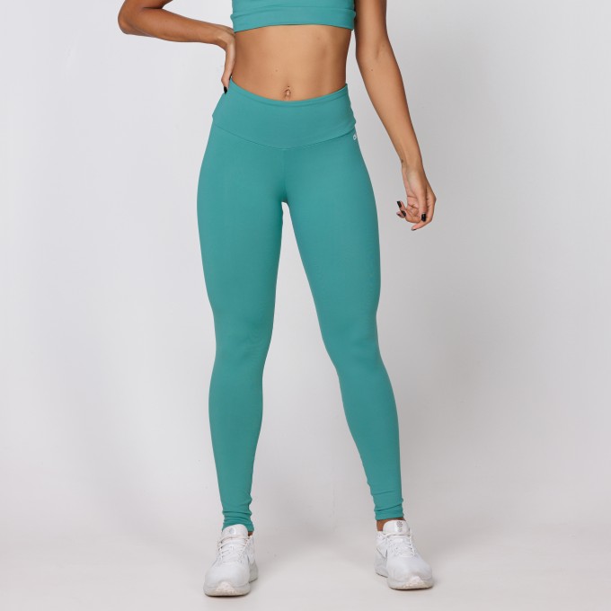 LEGGING POLIAMIDA BÁSICA CHÁ VERDE