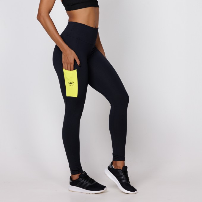 LEGGING FASTER PRETO