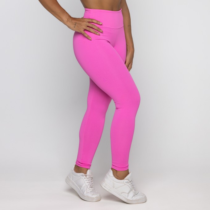 Calça Legging Básica Rosa